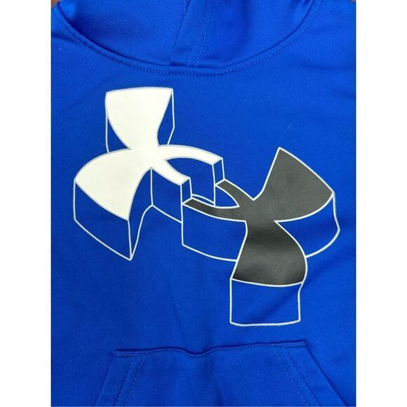 Under Armour Boys Size 4 Blue Hoodie - Picture 2 of 5